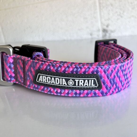 Arcadia Other - NWT XXL Paracord 20-32" Dog Puppy‎ Rope Collar Pink/Purple Arcadia Trail Durable